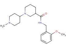 N-(2-methoxybenzyl)-1'-methyl-1,4'-bipiperidine-3-carboxamide