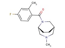 (1S*,5R*)-6-(4-fluoro-2-methylbenzoyl)-3-methyl-3,6-diazabicyclo[3.2.2]nonane