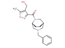 (3-{[(1S*,5R*)-3-benzyl-3,6-diazabicyclo[3.2.2]non-6-yl]carbonyl}-5-methyl-4-isoxazolyl)methanol