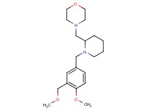 4-({1-[4-methoxy-3-(methoxymethyl)benzyl]piperidin-2-yl}methyl)morpholine
