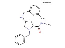 (4R)-1-benzyl-N-methyl-4-[(3-methylbenzyl)amino]-L-prolinamide
