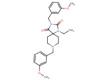 1-ethyl-3,8-bis(3-methoxybenzyl)-1,3,8-triazaspiro[4.5]decane-2,4-dione