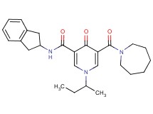 5-(1-azepanylcarbonyl)-1-sec-butyl-N-(2,3-dihydro-1H-inden-2-yl)-4-oxo-1,4-dihydro-3-pyridinecarboxamide