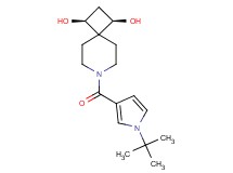 (1R*,3S*)-7-[(1-tert-butyl-1H-pyrrol-3-yl)carbonyl]-7-azaspiro[3.5]nonane-1,3-diol