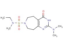 2-(dimethylamino)-N-ethyl-N-methyl-4-oxo-3,4,5,6,8,9-hexahydro-7H-pyrimido[4,5-d]azepine-7-sulfonamide