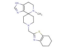 5-methyl-1'-(4,5,6,7-tetrahydro-1,3-benzothiazol-2-ylmethyl)-1,5,6,7-tetrahydrospiro[imidazo[4,5-c]pyridine-4,4'-piperidine]