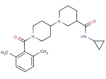 N-cyclopropyl-1'-(2,6-dimethylbenzoyl)-1,4'-bipiperidine-3-carboxamide
