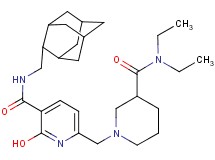 N-(2-adamantylmethyl)-6-({3-[(diethylamino)carbonyl]-1-piperidinyl}methyl)-2-hydroxynicotinamide