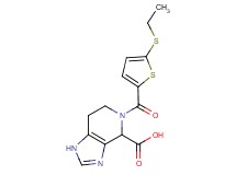 5-{[5-(ethylthio)-2-thienyl]carbonyl}-4,5,6,7-tetrahydro-1H-imidazo[4,5-c]pyridine-4-carboxylic acid