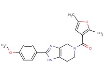 5-(2,5-dimethyl-3-furoyl)-2-(4-methoxyphenyl)-4,5,6,7-tetrahydro-1H-imidazo[4,5-c]pyridine