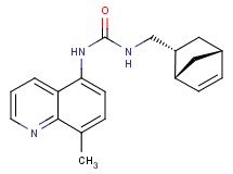 N-[(1R*,2R*,4R*)-bicyclo[2.2.1]hept-5-en-2-ylmethyl]-N'-(8-methylquinolin-5-yl)urea