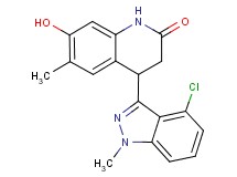 4-(4-chloro-1-methyl-1H-indazol-3-yl)-7-hydroxy-6-methyl-3,4-dihydroquinolin-2(1H)-one