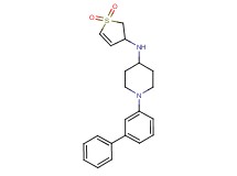 1-(3-biphenylyl)-N-(1,1-dioxido-2,3-dihydro-3-thienyl)-4-piperidinamine