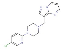 3-{[4-(5-chloro-2-pyridinyl)-1-piperazinyl]methyl}pyrazolo[1,5-a]pyrimidine