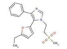 5-(5-ethyl-2-furyl)-1-[2-(methylsulfonyl)ethyl]-4-phenyl-1H-imidazole
