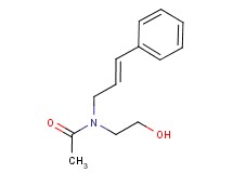 N-(2-hydroxyethyl)-N-[(2E)-3-phenylprop-2-en-1-yl]acetamide