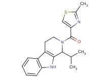 1-isopropyl-2-[(2-methyl-1,3-thiazol-4-yl)carbonyl]-2,3,4,9-tetrahydro-1H-beta-carboline