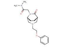 N,N-dimethyl-2-[(1S*,5R*)-7-oxo-3-(2-phenoxyethyl)-3,6-diazabicyclo[3.2.2]non-6-yl]acetamide