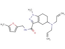 5-(diallylamino)-1-methyl-N-[(5-methyl-2-furyl)methyl]-4,5,6,7-tetrahydro-1H-indazole-3-carboxamide