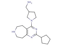 {[1-(2-cyclopentyl-6,7,8,9-tetrahydro-5H-pyrimido[4,5-d]azepin-4-yl)-3-pyrrolidinyl]methyl}amine dihydrochloride