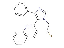 2-[1-(2-fluoroethyl)-4-phenyl-1H-imidazol-5-yl]quinoline
