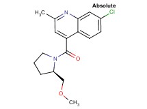 7-chloro-4-{[(2R)-2-(methoxymethyl)pyrrolidin-1-yl]carbonyl}-2-methylquinoline