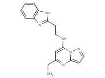 N-[2-(1H-benzimidazol-2-yl)ethyl]-5-ethylpyrazolo[1,5-a]pyrimidin-7-amine