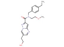 N-(4-ethylbenzyl)-6-(2-hydroxyethyl)-N-(2-methoxyethyl)pyrazolo[1,5-a]pyrimidine-2-carboxamide