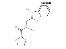 (2R)-N-[(3-chloro-1-benzothien-2-yl)methyl]-N-methyltetrahydrofuran-2-carboxamide
