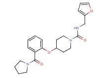 N-(2-furylmethyl)-4-[2-(pyrrolidin-1-ylcarbonyl)phenoxy]piperidine-1-carboxamide
