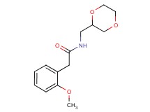 N-(1,4-dioxan-2-ylmethyl)-2-(2-methoxyphenyl)acetamide