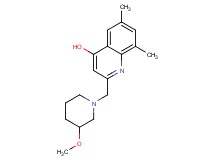2-[(3-methoxypiperidin-1-yl)methyl]-6,8-dimethylquinolin-4-ol