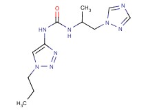 N-[1-methyl-2-(1H-1,2,4-triazol-1-yl)ethyl]-N'-(1-propyl-1H-1,2,3-triazol-4-yl)urea