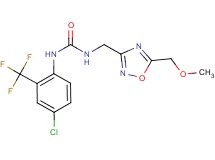 N-[4-chloro-2-(trifluoromethyl)phenyl]-N'-{[5-(methoxymethyl)-1,2,4-oxadiazol-3-yl]methyl}urea