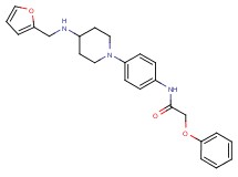 N-(4-{4-[(2-furylmethyl)amino]-1-piperidinyl}phenyl)-2-phenoxyacetamide