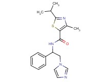 N-[2-(1H-imidazol-1-yl)-1-phenylethyl]-2-isopropyl-4-methyl-1,3-thiazole-5-carboxamide