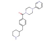 1-[4-(3-piperidinylmethyl)benzoyl]-4-(3-pyridinyl)piperazine dihydrochloride