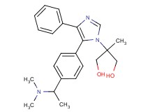 2-(5-{4-[1-(dimethylamino)ethyl]phenyl}-4-phenyl-1H-imidazol-1-yl)-2-methylpropane-1,3-diol