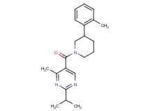 2-isopropyl-4-methyl-5-{[3-(2-methylphenyl)-1-piperidinyl]carbonyl}pyrimidine