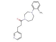 1-(2-methylphenyl)-4-[3-(3-pyridinyl)propanoyl]-1,4-diazepane