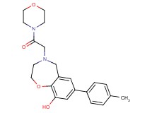 7-(4-methylphenyl)-4-(2-morpholin-4-yl-2-oxoethyl)-2,3,4,5-tetrahydro-1,4-benzoxazepin-9-ol