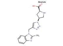 (4S)-4-{4-[(2-methyl-1H-benzimidazol-1-yl)methyl]-1H-1,2,3-triazol-1-yl}-L-proline dihydrochloride