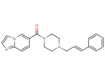 6-({4-[(2E)-3-phenylprop-2-en-1-yl]piperazin-1-yl}carbonyl)imidazo[1,2-a]pyridine