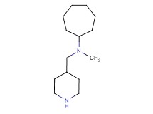 N-methyl-N-(piperidin-4-ylmethyl)cycloheptanamine