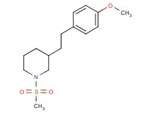 3-[2-(4-methoxyphenyl)ethyl]-1-(methylsulfonyl)piperidine