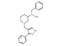 N-benzyl-N-methyl-1-[(3-phenyl-1H-pyrazol-4-yl)methyl]-3-piperidinamine