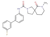 N-(3'-fluorobiphenyl-3-yl)-7-methyl-6-oxo-2,7-diazaspiro[4.5]decane-2-carboxamide