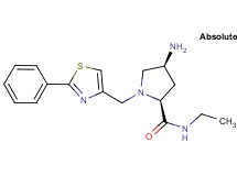 (2S,4S)-4-amino-N-ethyl-1-[(2-phenyl-1,3-thiazol-4-yl)methyl]pyrrolidine-2-carboxamide