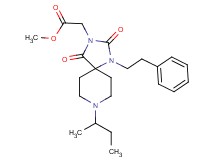 methyl [8-sec-butyl-2,4-dioxo-1-(2-phenylethyl)-1,3,8-triazaspiro[4.5]dec-3-yl]acetate