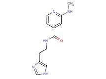 N-[2-(1H-imidazol-4-yl)ethyl]-2-(methylamino)isonicotinamide